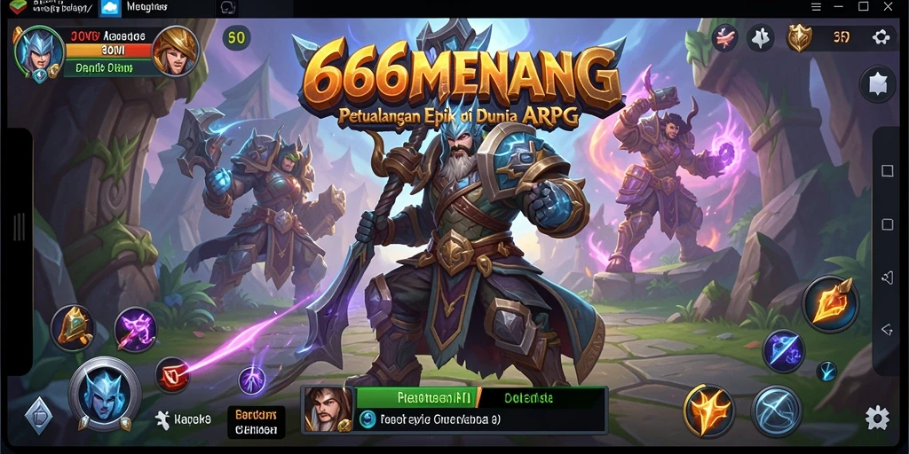 Screenshot yang menampilkan pertarungan seru dalam 666MENANG dengan karakter yang beraksi.
