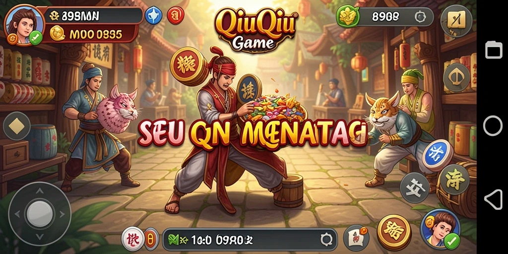 Tampilan gameplay QiuQiu yang mengasyikkan di 898A.