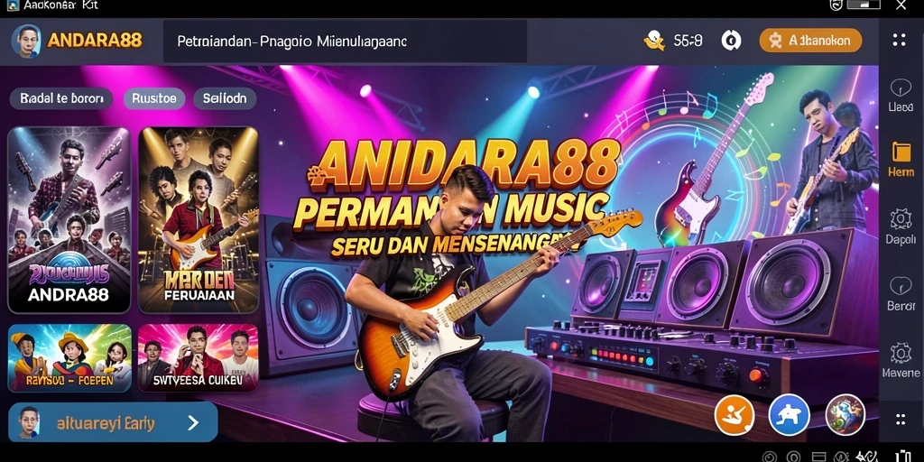 Tampilan gameplay seru di ANDARA88 yang penuh warna dan interaktif.