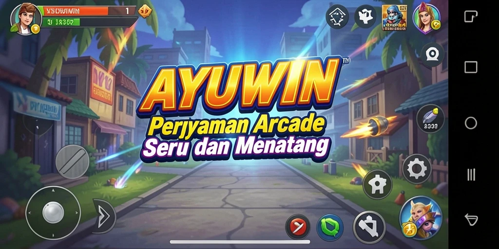 Tampilan gameplay AYUWIN yang menegangkan dan penuh aksi.