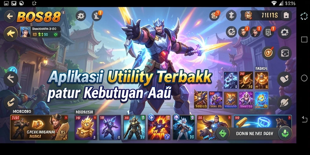Tampilan antarmuka pengguna BOS88 yang intuitif dan menarik.
