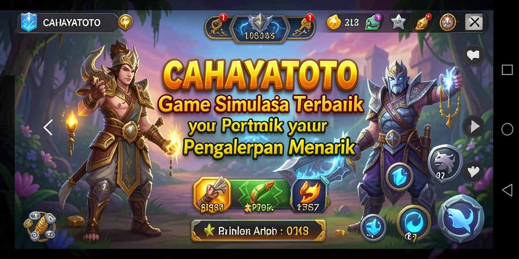 Gameplay CAHAYATOTO yang menarik dan interaktif.