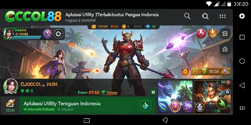 Screenshot COCOL88 menampilkan antarmuka pengguna yang sederhana dan fungsional.