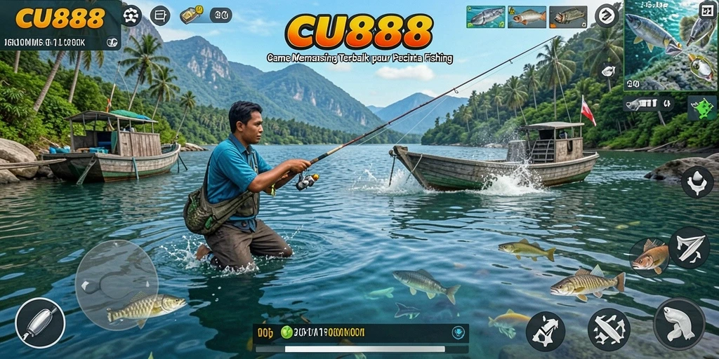 Tangkapan menakjubkan dalam game memancing CU888.