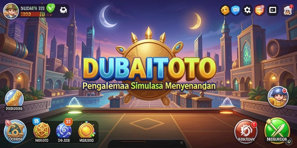 Tampilan gameplay DUBAITOTO yang menampilkan berbagai tantangan dalam simulasi.