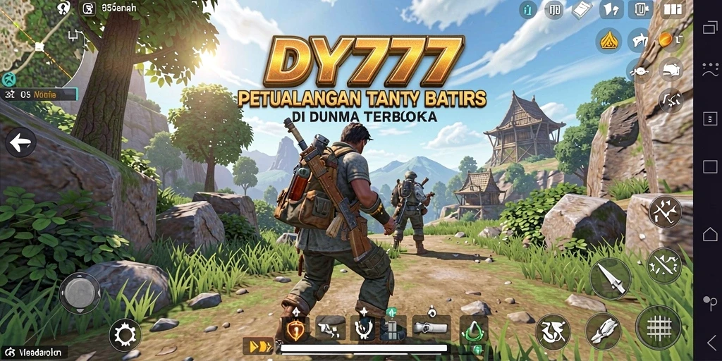 Tangkapan layar menunjukkan aksi mendebarkan dalam dunia terbuka.