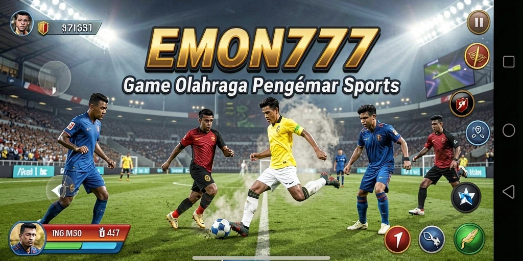 Pengalaman seru gameplay <strong>EMON777</strong> yang memberikan kesenangan bermain olahraga.