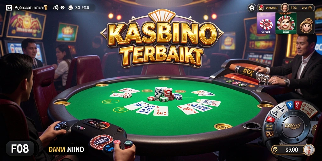 Screenshot gameplay F08 yang menunjukkan keseruan bermain Kasino.