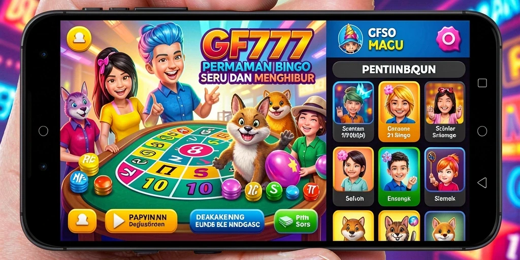 Tampilan permainan Bingo yang memukau di GF777.
