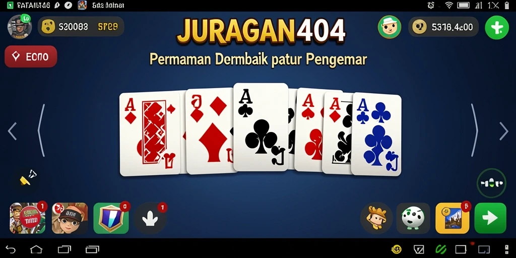 Tampilan gameplay JURAGAN404 yang seru dan menantang.