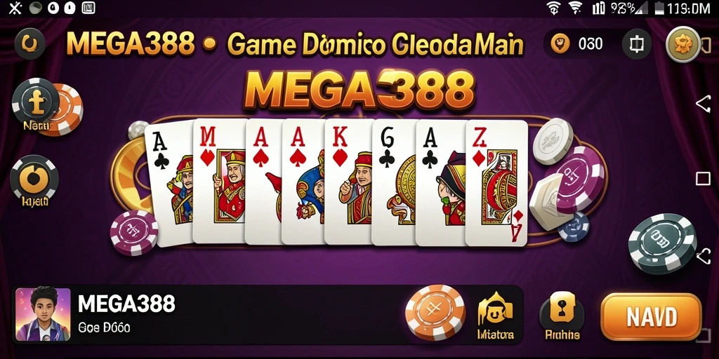 Screenshot gameplay MEGA388 yang menarik dan interaktif.