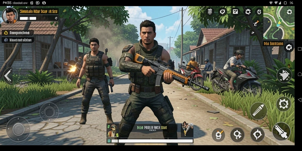 Tampilan gameplay simulasi yang menakjubkan di PK95.