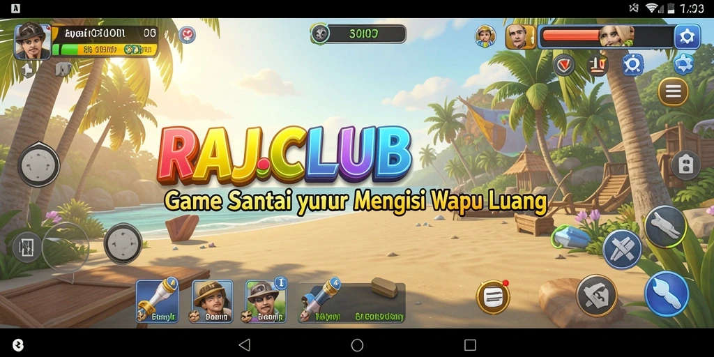Screenshot RAJACLUB menampilkan gameplay menyenangkan dan grafis cerah.