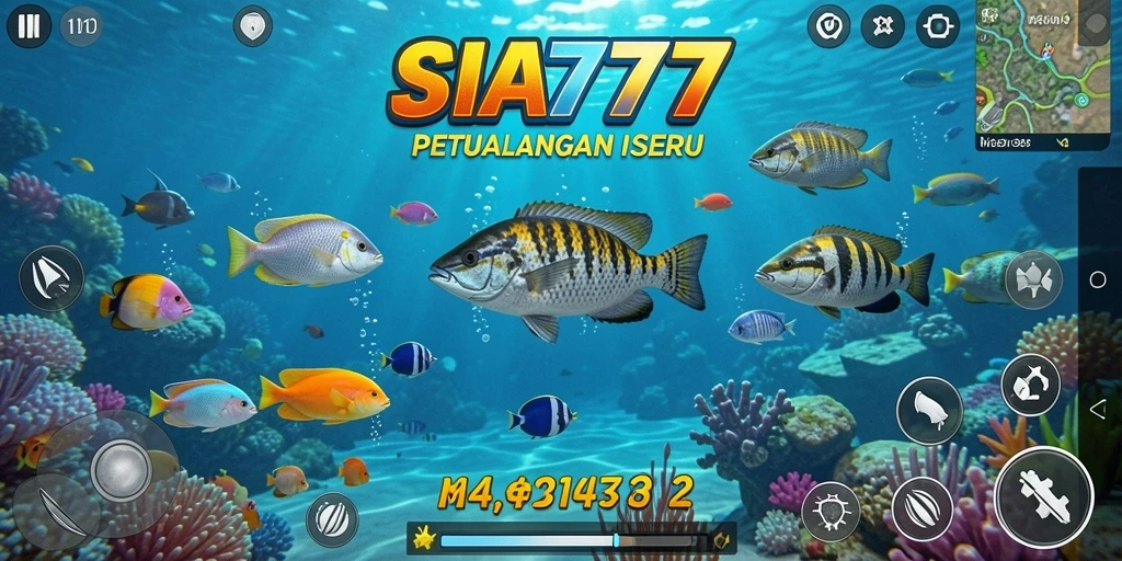 Gameplay seru menembak ikan di SIA777.