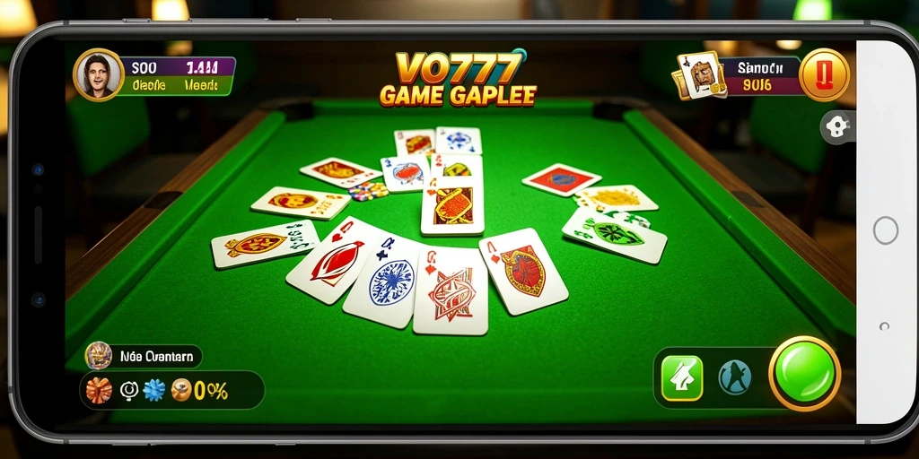 Tampilan utama gameplay Gaple yang seru dan menantang.